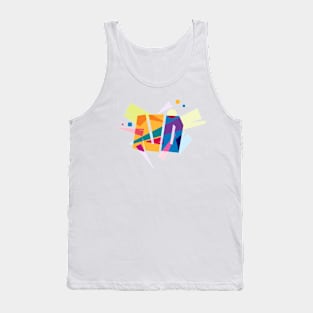 no in illustration pop art design Tank Top